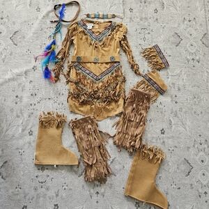 Chasing Fireflies wishcraft girls size 8 native american princess costume